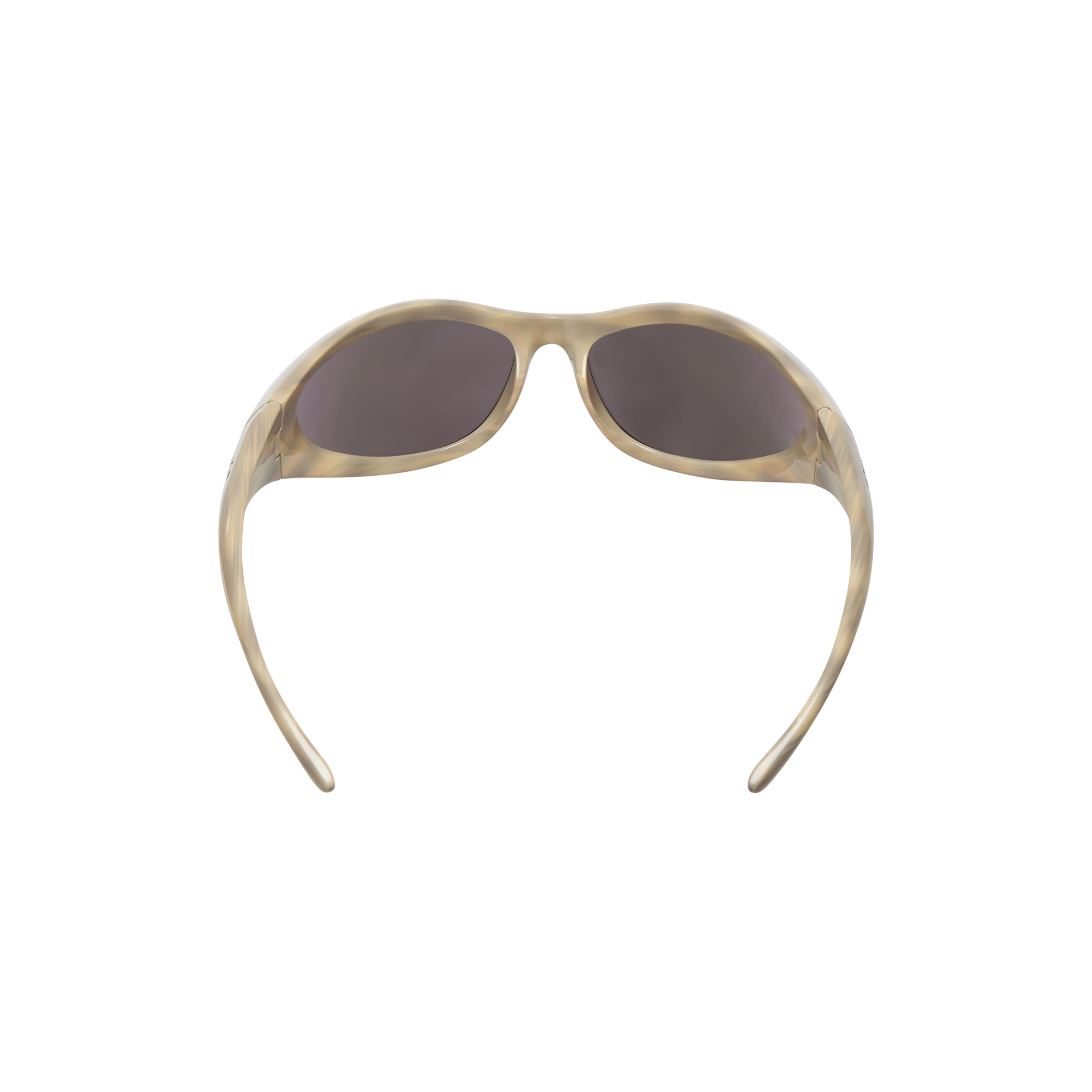 Sporty B Round Af Sunglasses in White - Image 2